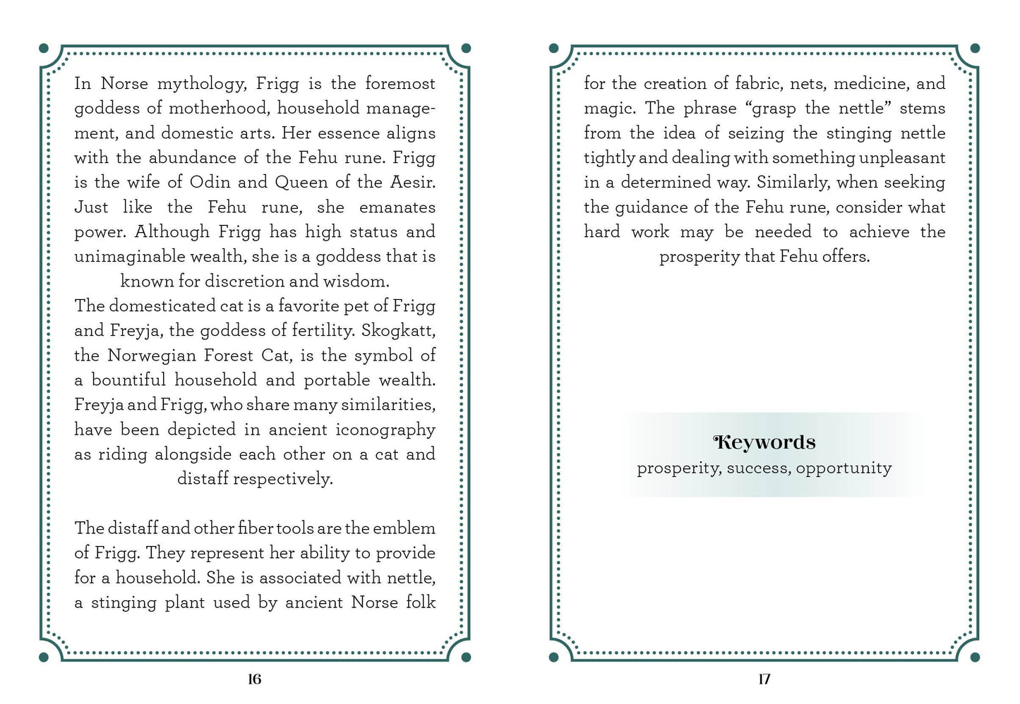Weird Weavings Runic Oracle: Threads of Feminine Wisdom