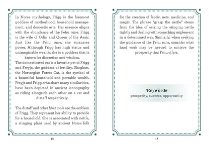 Weird Weavings Runic Oracle: Threads of Feminine Wisdom