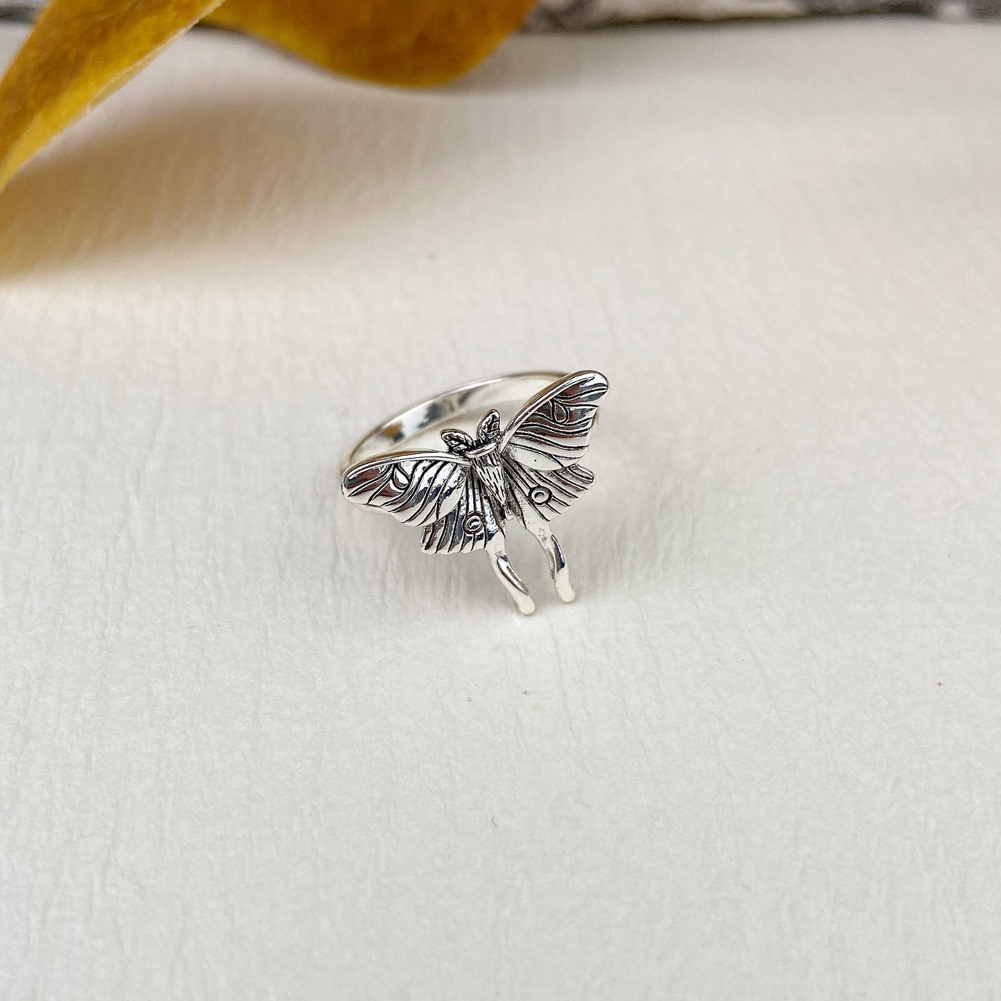 Luna Moth Ring
