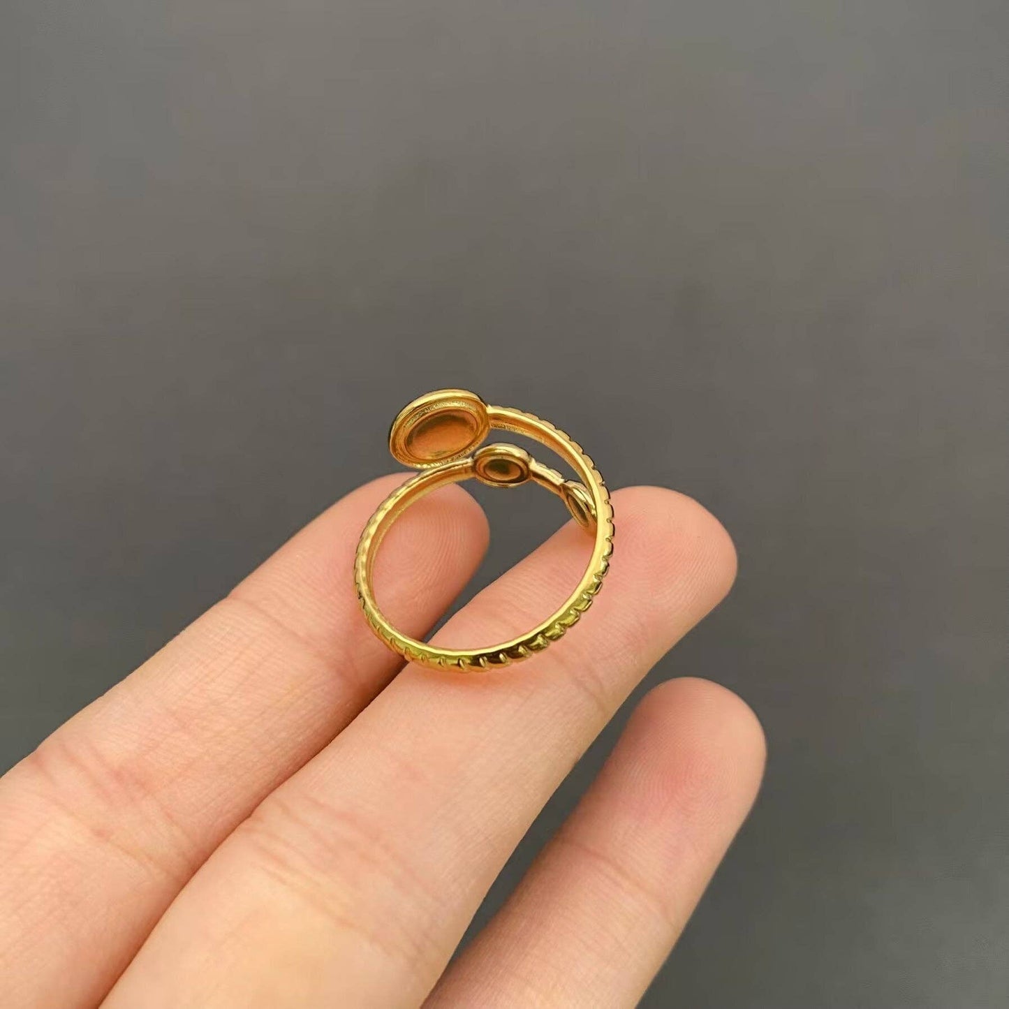 Black Enamel Evil Eye Ring ☆ Turkish Nazar Eye 🧿 18K Gold Plated Ring