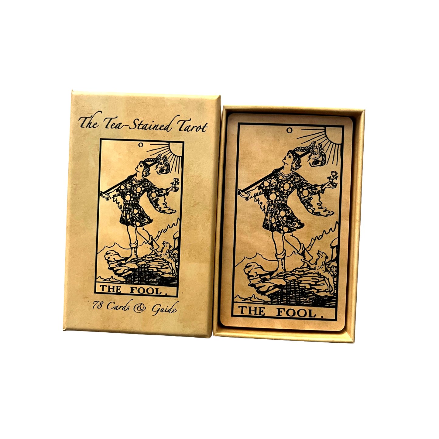 The Tea-Stained Tarot & Guide | LINEN FINISH