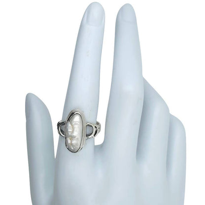 Baroque Pearl Sterling Silver Ring