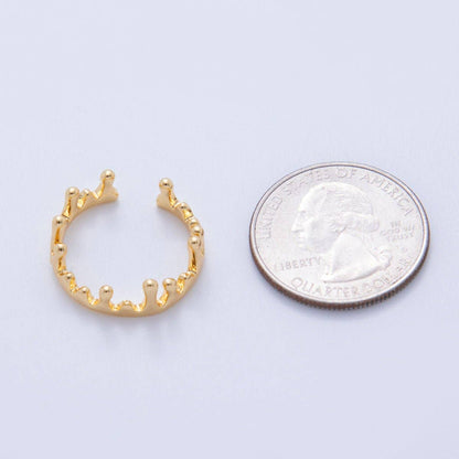 18K Gold Filled Minimalist Molten Drip Ring