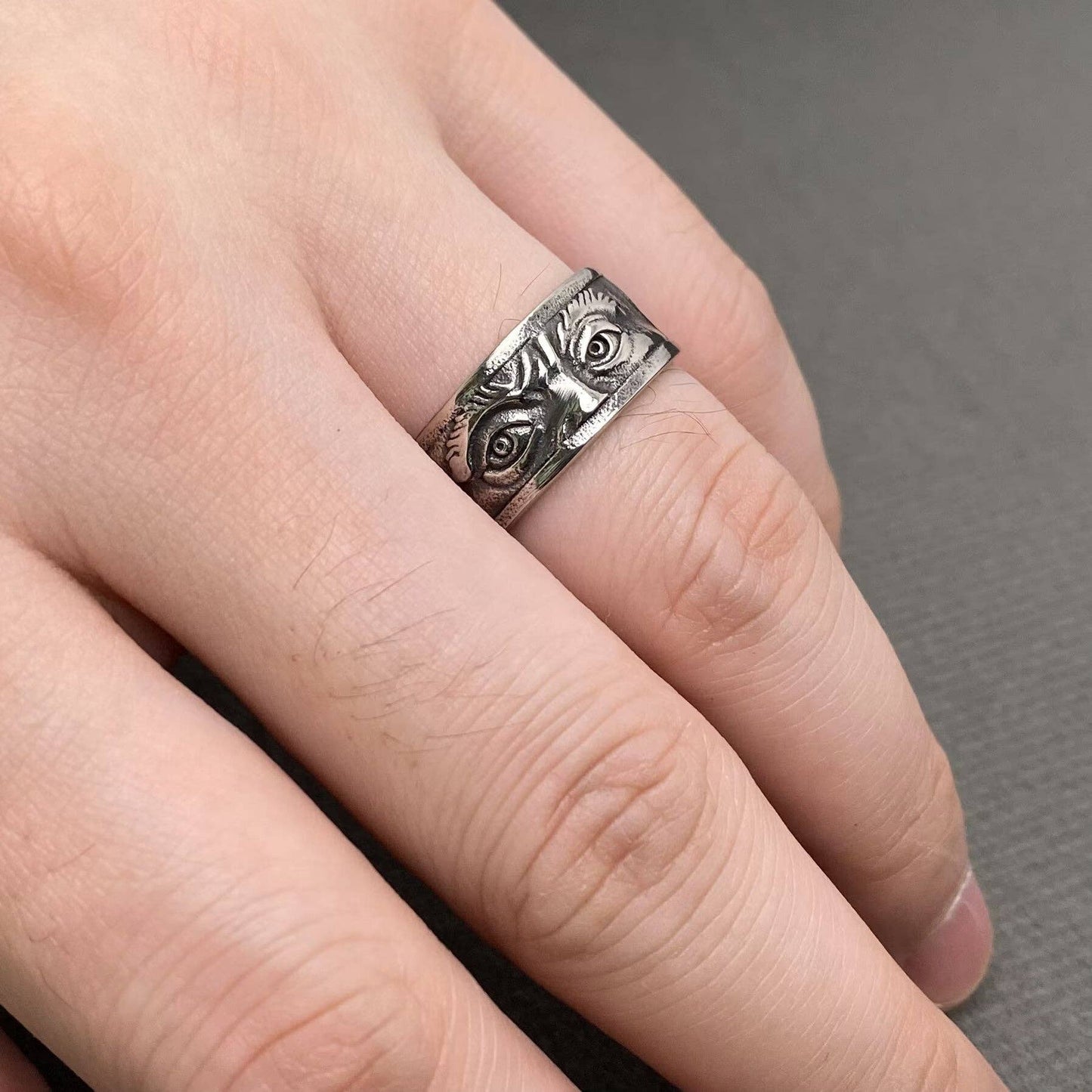 Gazing Eyes Stainless Steel Band