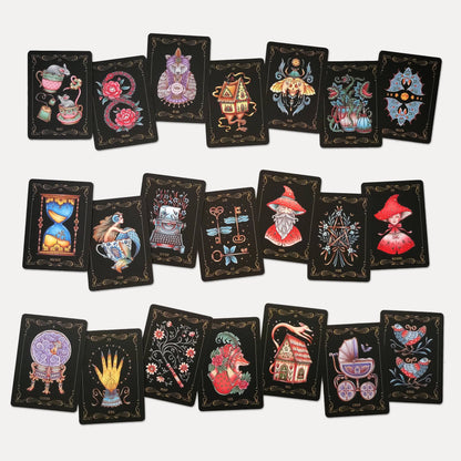 Nocturnal Garden Lenormand - Deluxe Ed - Art Nouveau Deck