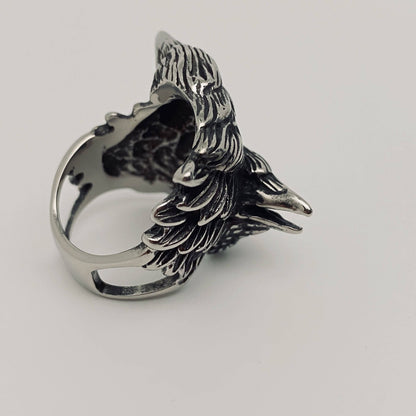 Double Crow Head ☆ Stainless Steel Ring