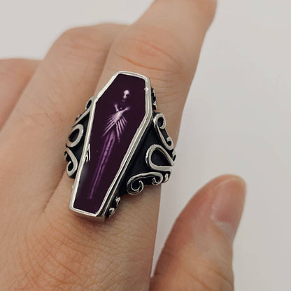 Coffin Stainless Steel Ring