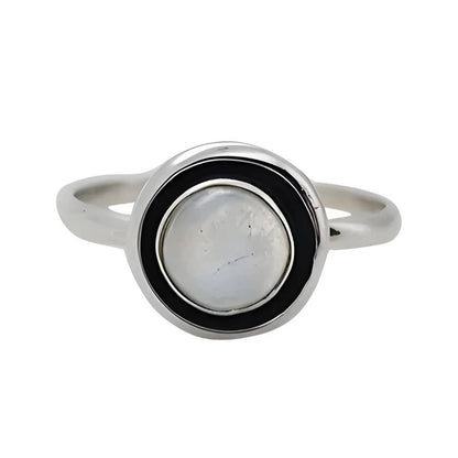 Moonstone Sterling Silver Ring
