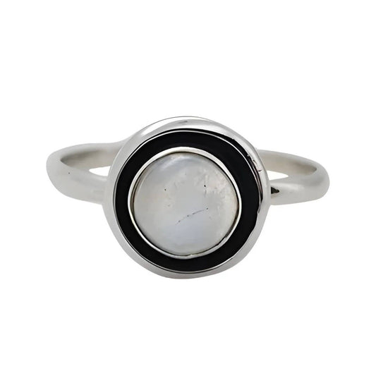 Moonstone Sterling Silver Ring