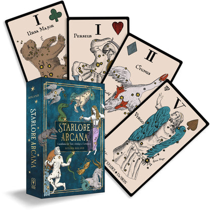 Starlore Arcana: 56 Cards & 128-Pg Book ☆ Astrology Deck