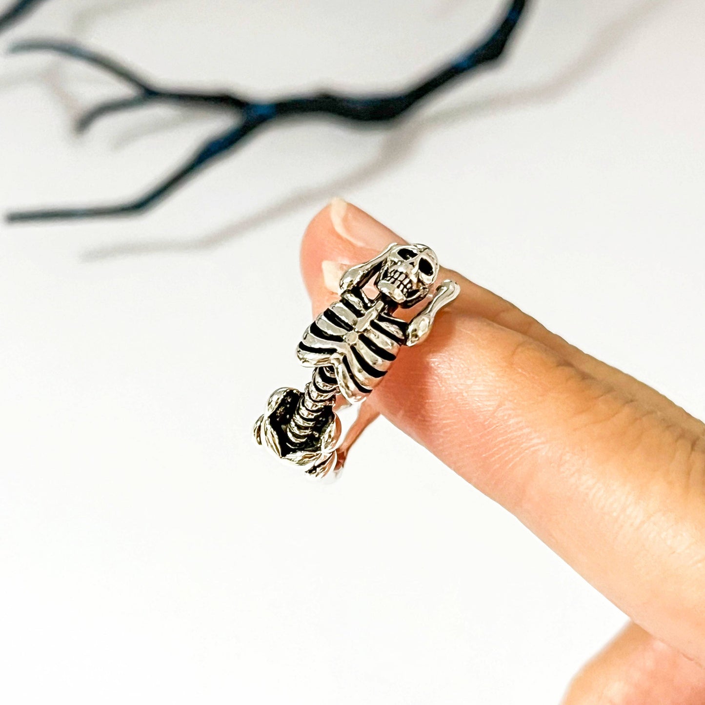 Skeleton Adjustable Open Ring