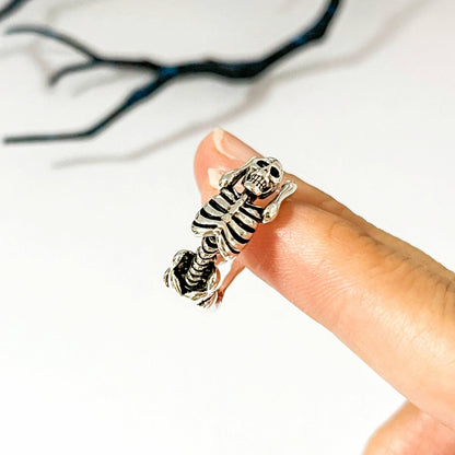 Skeleton Adjustable Open Ring