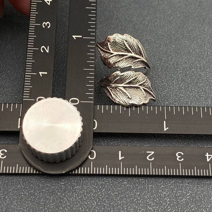 Vintage Style Leaf Adjustable Ring
