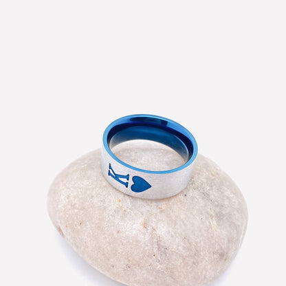 KING & QUEEN 👑 Stainless Steel Couple Rings