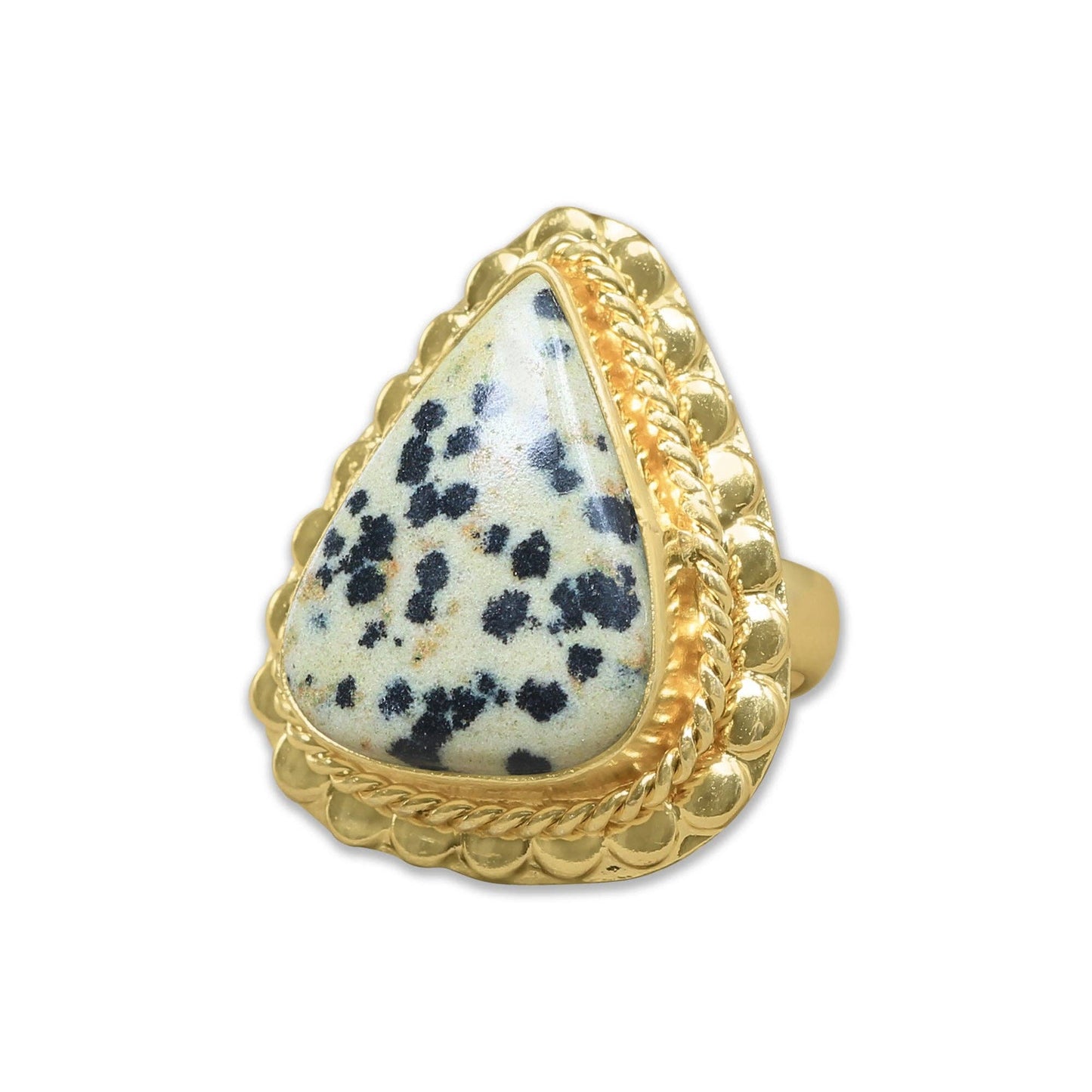 Semi-Precious Gemstone Rings ☆ Gold Overlay, Assorted Designs & Stones