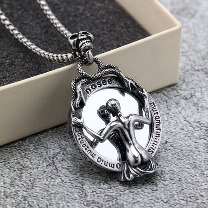 Scrying Glass Mirror Necklace
