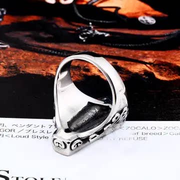 Purple Vampire Coffin Ring