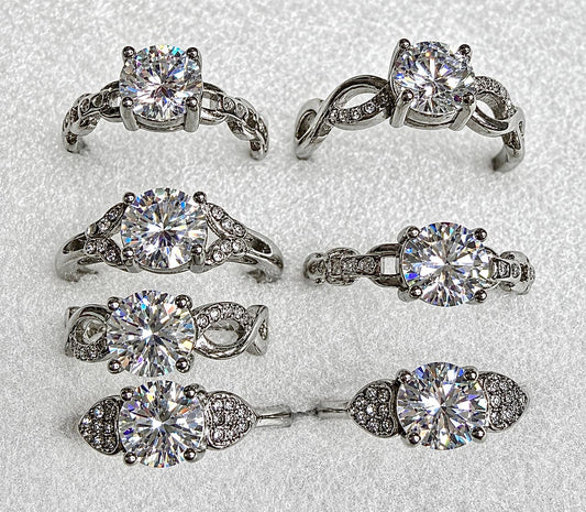 Herkimer Diamond (Lab Grown) - Hypoallergenic Stainless Steel