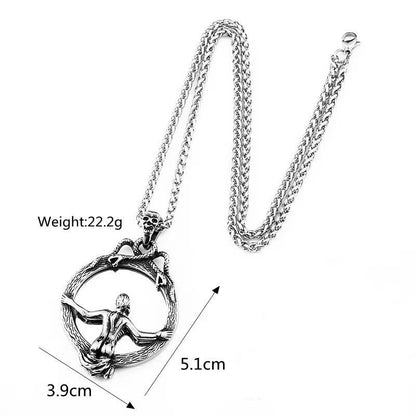 Scrying Glass Mirror Necklace