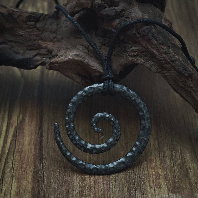 Eldritch Spiral Amulet Necklace