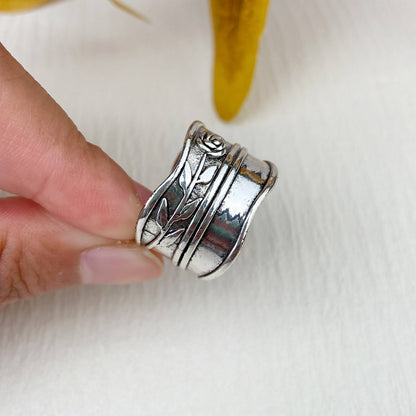 Wide Rosette Ring