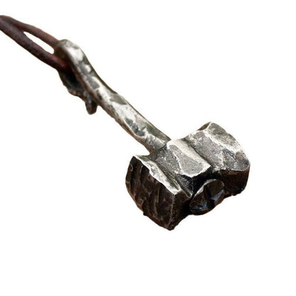 Viking Hammer Pendant Necklace on Chain