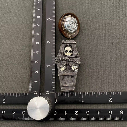 Skull & Coffin Earrings