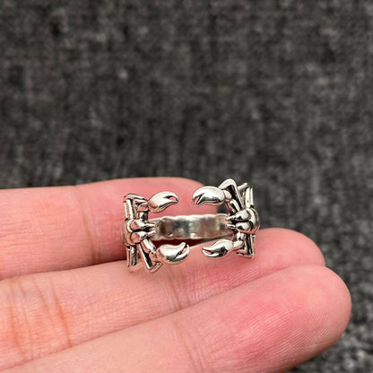 Double Scorpion Adjustable Ring