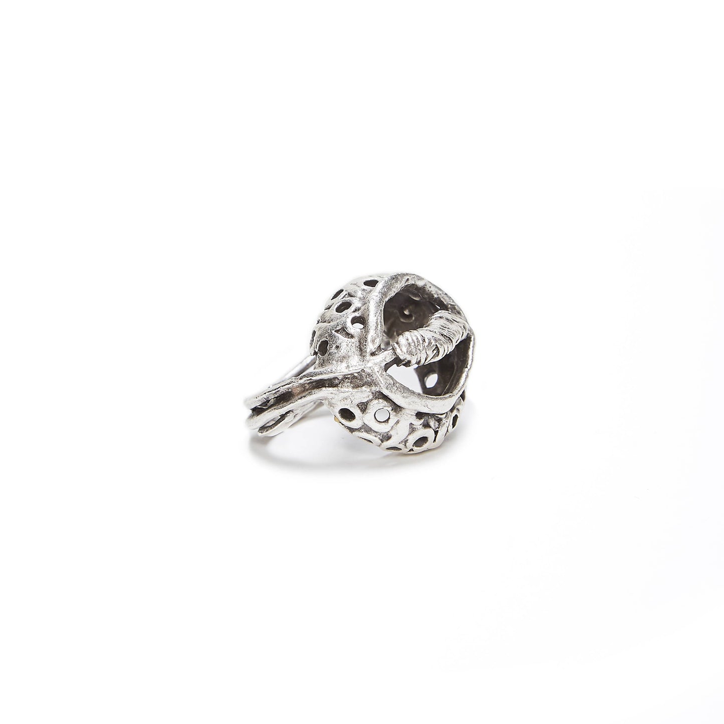 Handmade Open Circle Ring - Silver Plated over Brass
