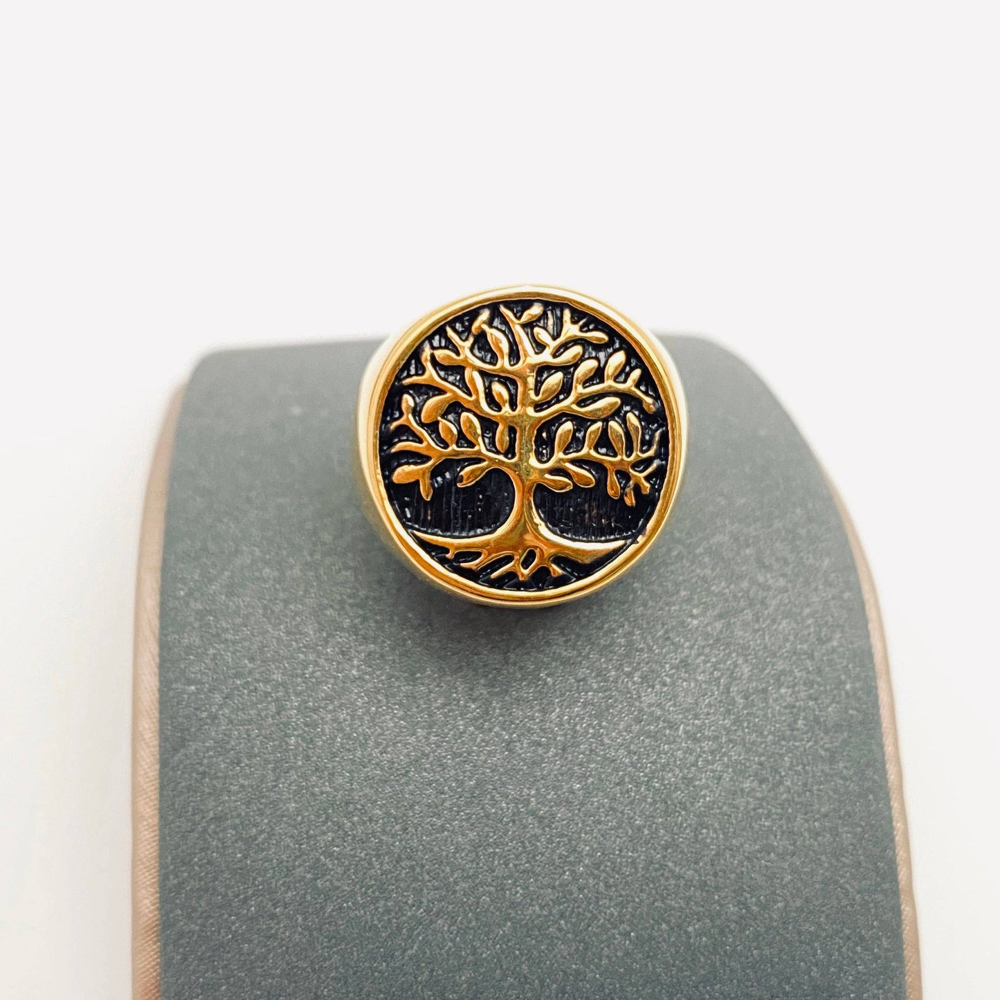 Tree of Life Stainless Steel Ring