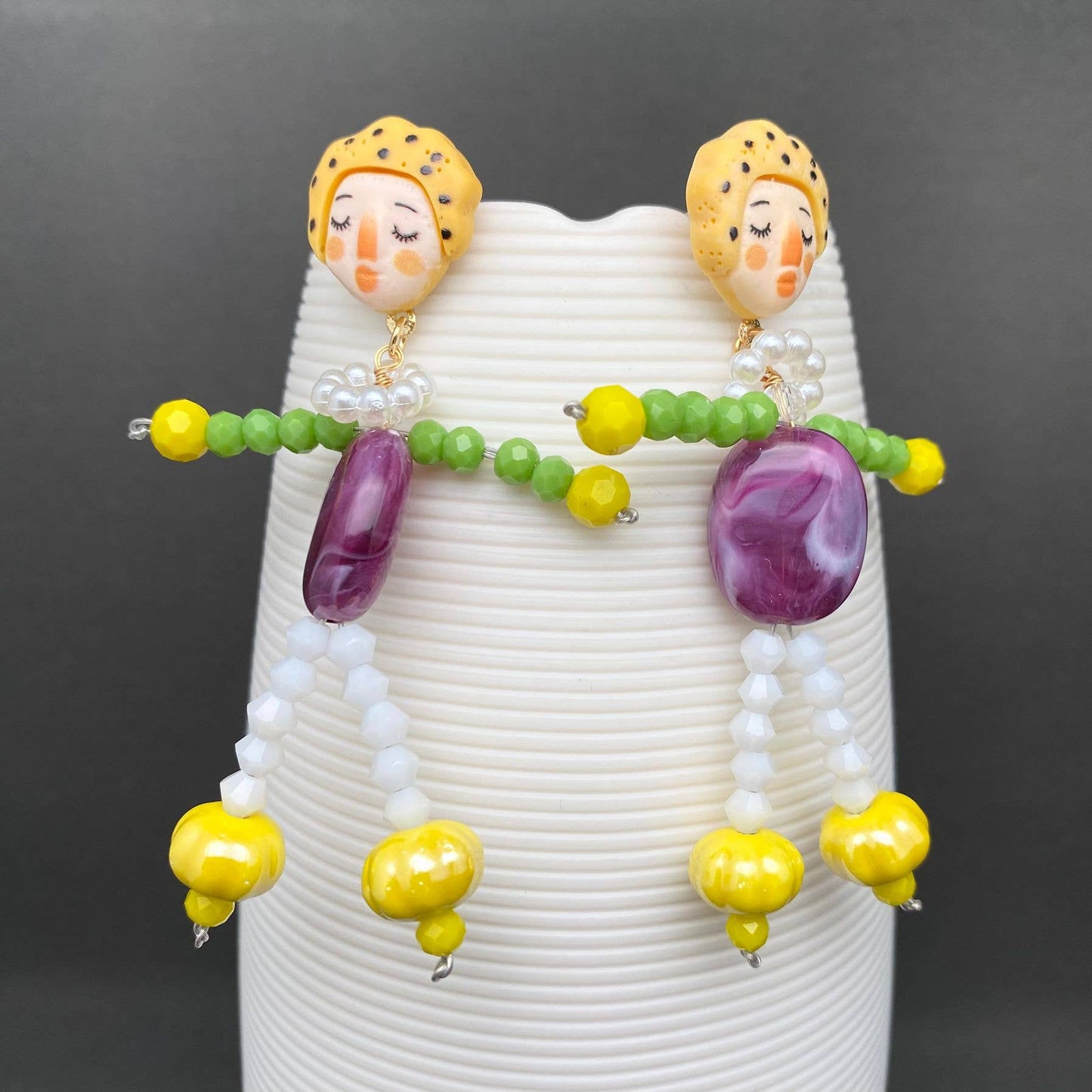 Circus Clown Earrings