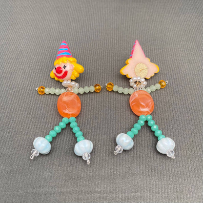 Circus Clown Earrings