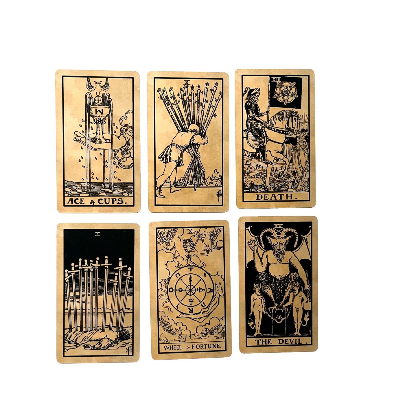 The Tea-Stained Tarot & Guide | LINEN FINISH