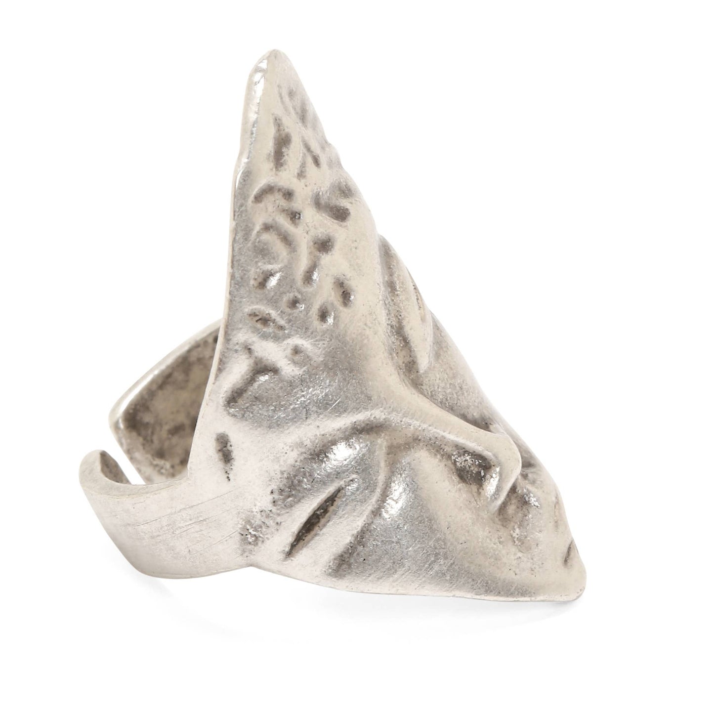 Handmade Face Silver Ring