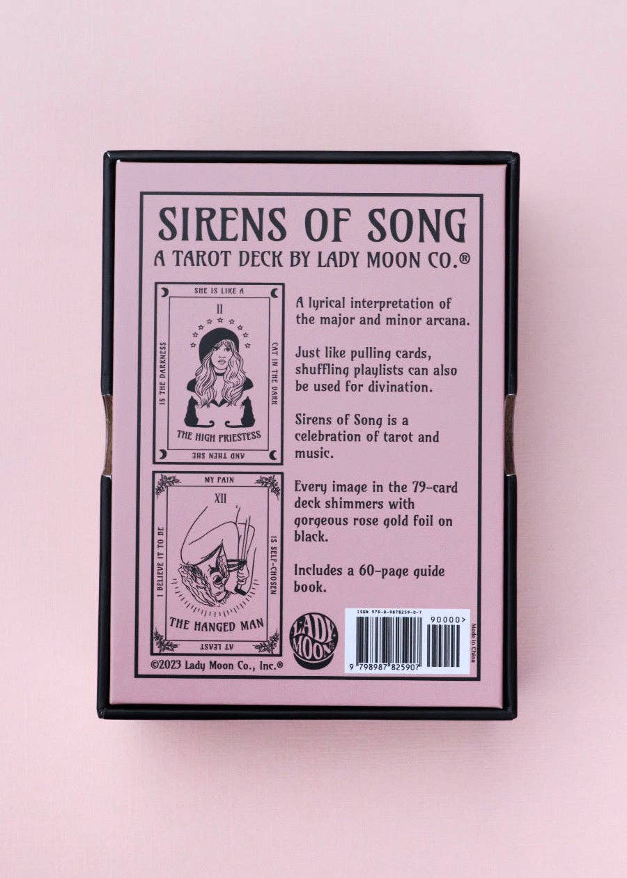 Sirens of Song Tarot Deck (Rose Gold)