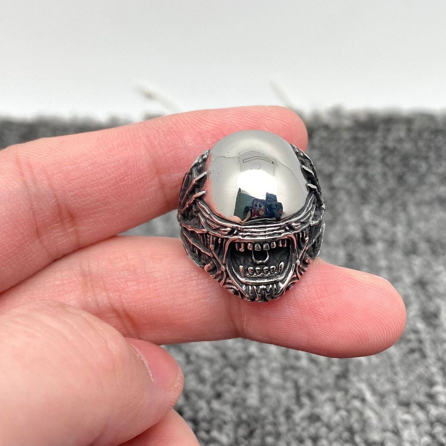 Giger Alien Ring ☆ Stainless Steel