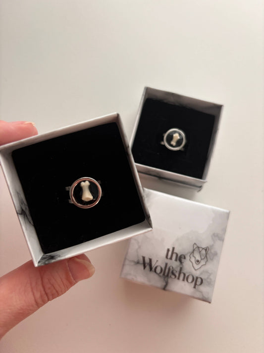 Oddity Ring 🦴 Tiny Raccoon Toe Bone