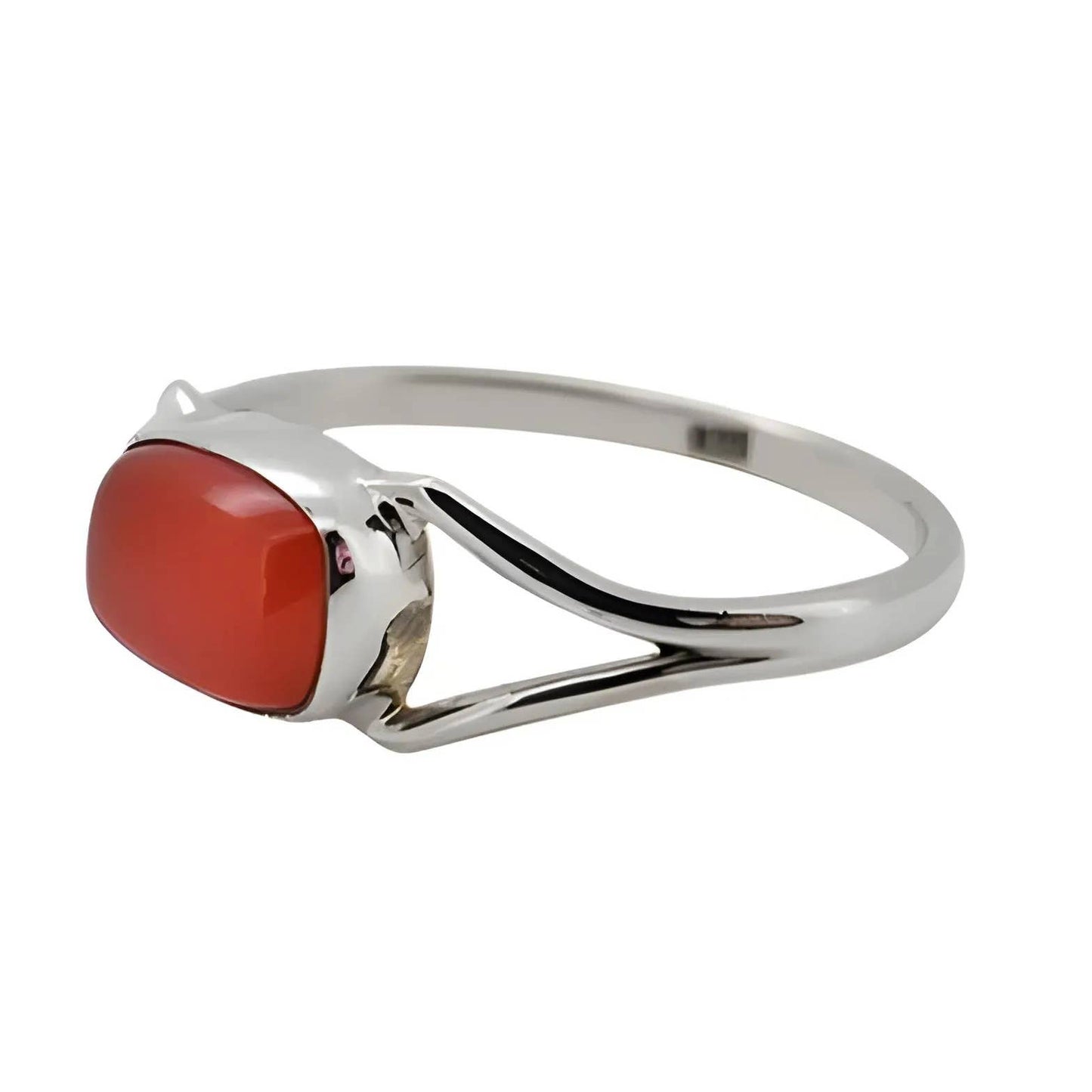 Red Onyx Sterling Silver Ring