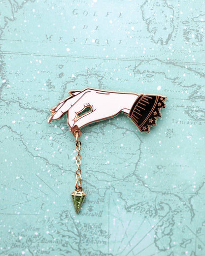 Pendulum Hand Divination Pin