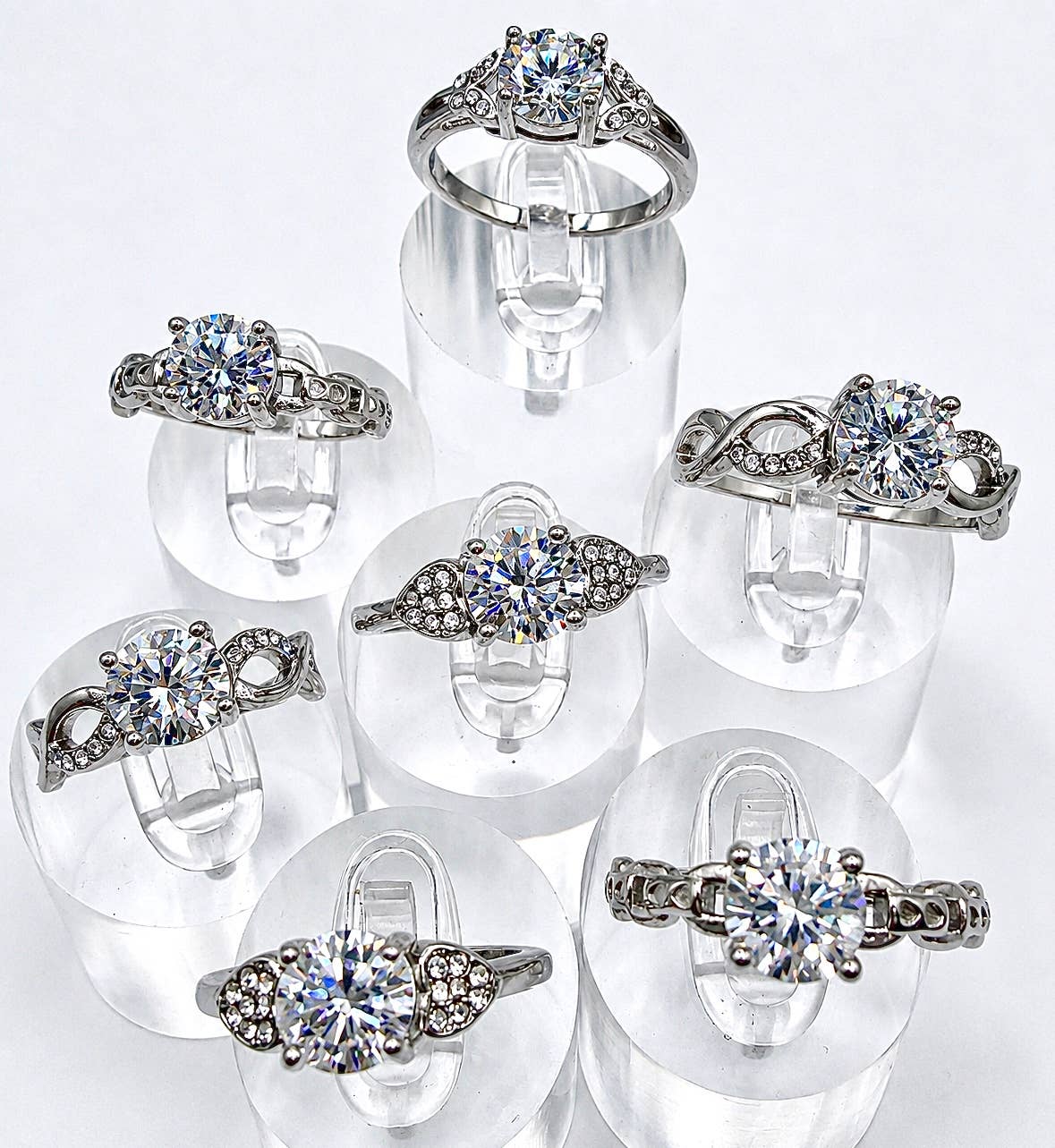 Herkimer Diamond (Lab Grown) - Hypoallergenic Stainless Steel
