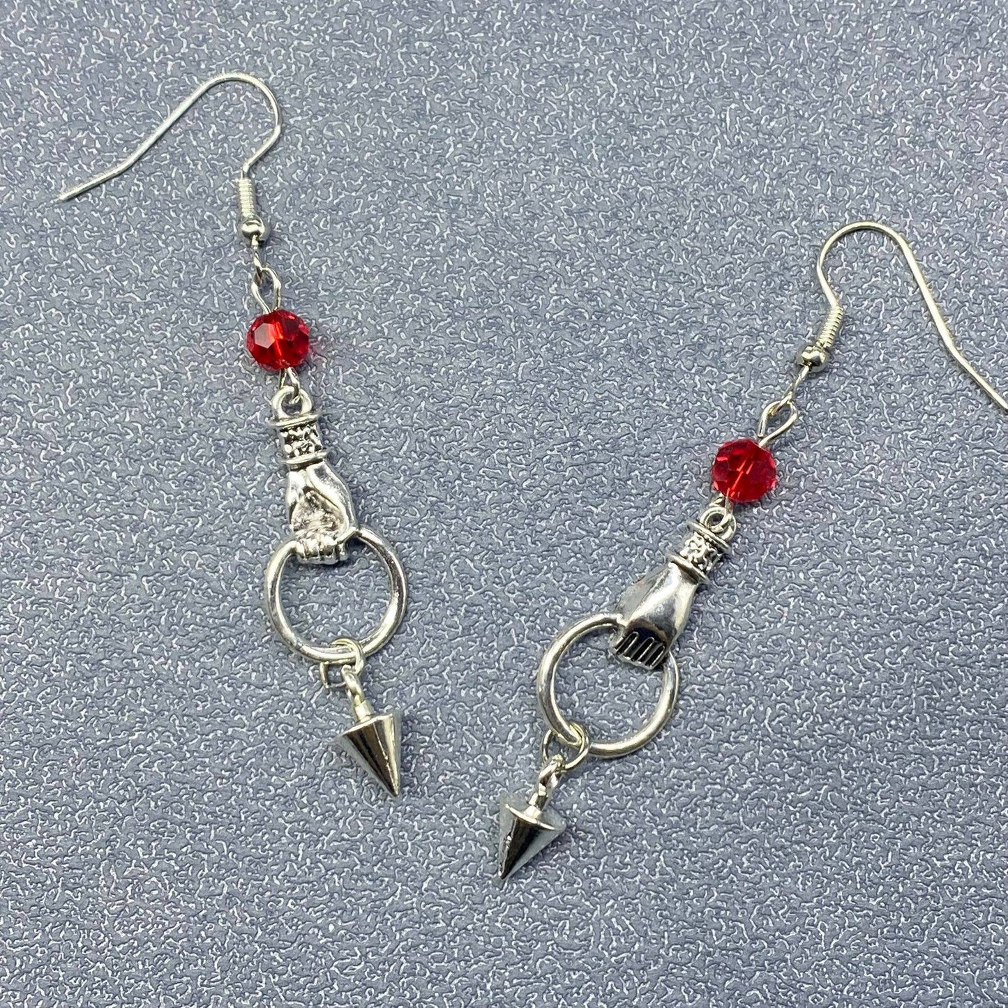 Gothic Hand Dangle Earrings