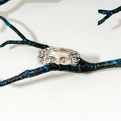 Venus Half-Face Adjustable Art Ring