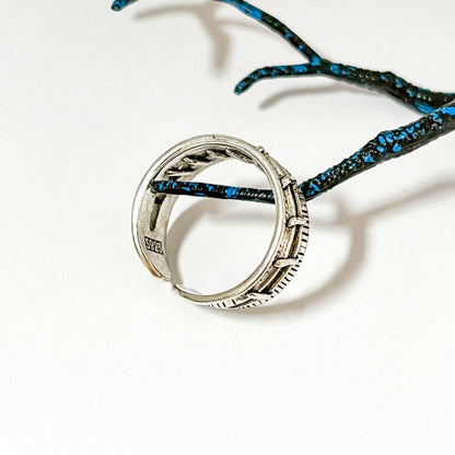 Stitches Adjustable Ring
