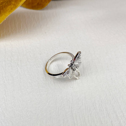 Luna Moth Ring