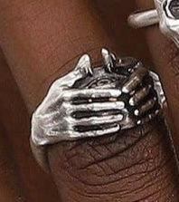 Hands 🧿 Evil Eye Ring