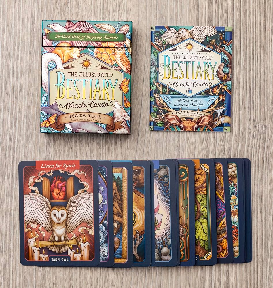 The Illustrated Bestiary Oracle Cards