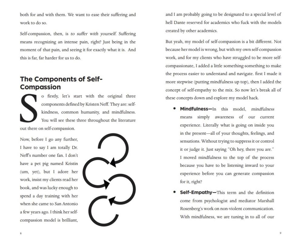 Self-Compassion: Be Kind to Yourself Instead of Striving for Bullshit Zine