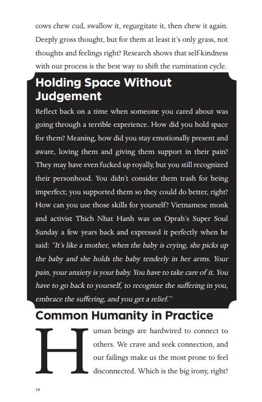 Self-Compassion: Be Kind to Yourself Instead of Striving for Bullshit Zine
