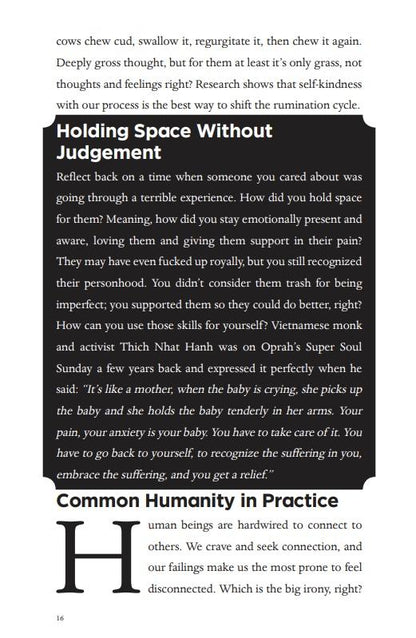 Self-Compassion: Be Kind to Yourself Instead of Striving for Bullshit Zine