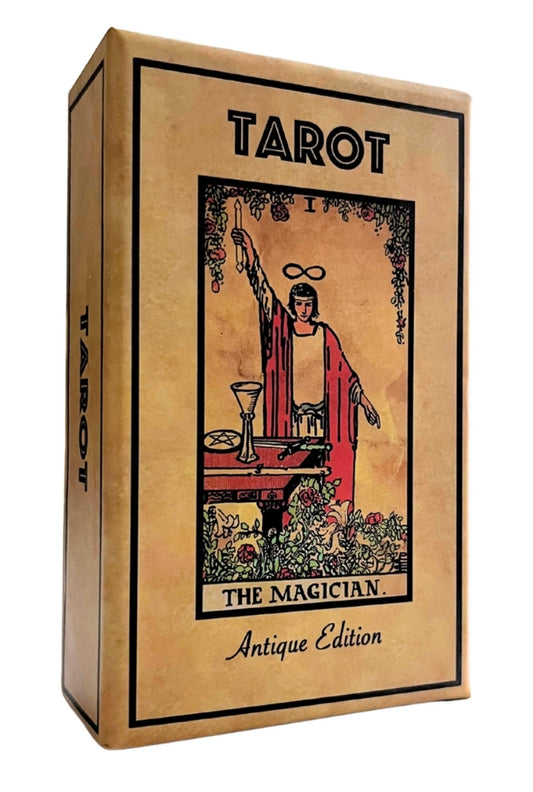 Tea-Stained Tarot ☆Antique Edition Tarot Deck & Guide | Classic RWS Design